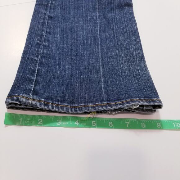 Adriano Goldschmied Jeans Low Rise Bootcut Blue Denim - Picture 11 of 12